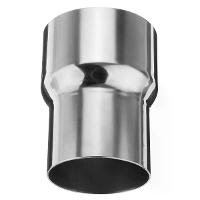 3 Inch naar 2,5 inch OD roestvrij stalen standaard uitlaatpijp connector adapter verloopstuk buis