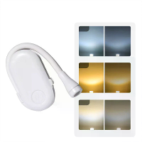 3 Kleur Mini LED Boeklamp Oogbescherming Verstelbare Clip 360° Flip Studielamp Oplaadbaar Voor Reizen Slaapkamer Leeslam