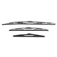 3 Pcs Front & Rear Windscreen Wiper Blades For Hyundai i10 MK1 08 14