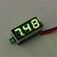 3 Pcs Geekcreit® Groene LED 0,28 Inch 2,6V 30V Mini Digitale Voltmetertester Twee Lijn Voltmeter