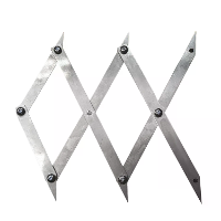3 Punts Picket Center Finder Tool Roestvrijstalen Layout Tool Nauwkeurige Meting voof Houtbewerking Lassen Gelijke Afsta