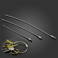 3 Size Stainless Steel Wire Ring Keychain Ring Quickdraw Edc Tool