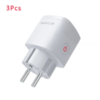 3 Stuks BlitzWolf® BW SHP13 ZigBee3.0 Smart Socket 16A EU Plug Elektriciteitsmeter APP Afstandsbediening Timer Werkt met