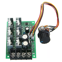 3 Stuks DC 9 55V 40A 2000W PWM DC motorpomp snelheidsregelaar hoog vermogen snelheidscontroller 9V 12V 24V 36V 48V