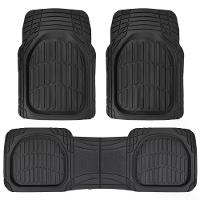 3 Stuks Diepe Schaal Zware Rubber Auto Vloermatten Snijden om te Passen Alle Weerbescherming voor SUV Truck Van Hoogwaar
