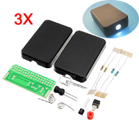 3 Stuks DIY FLA 1 eenvoudig zaklamp circuitbord electronisch pakket