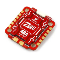 30.5X30.5Mm HGLRC Zeus 48A 3 6S BL_S 4in1 Brushless ESC met Heat Sink voor DIY 100mm 450mm Freestyle RC FPV Racing Drone