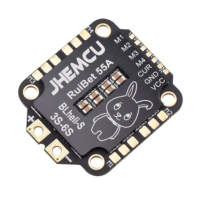 30.5X30.5Mm JHEMCU RuiBet 55A BLHELI_S Dshot600 3 6S 4in1 Brushless ESC for DIY RC Drone FPV Racing