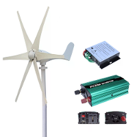 Wind controller S vormige 6 blad windturbine stroomgenerator omvormer auto opladen 12V/24V efficiënte energieconversie I