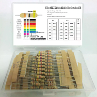 300PCS 30Waarden 10Ω 1MΩ 1/2W 5% Koolstof Film Metaalweerstand Assortiment Kit