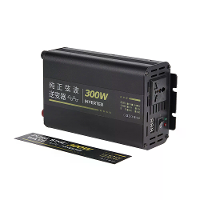 300W Pure Sinusgolf Vermogensomvormer 12V 24V naar 220V AC Aluminium Legering Behuizing met Koelventilator Afstandsbedie