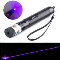 301 405Nm 5mw Purple Light Adjustable Focus Laser Pointer+keys