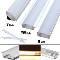 30Cm Aluminum Channel Holder For Led Rigid Strip Light Bar Under Cabinet Lamp