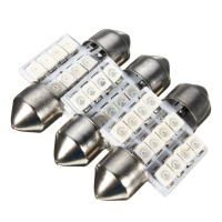 31Mm 12 Led 3528 Smd Interior Festoon Light Bulb Lamp Dc 12v