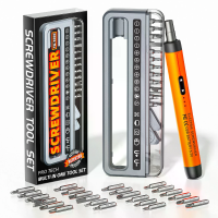 32 In 1 precisie elektrische schroevendraaier set 3,5 N.M. Draadloze power tool kit USB oplaadbaar huishouden thuis gebr