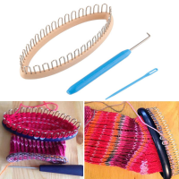 32 Peg Socks Wool Yarn Knitting Loom Diy Craft Wooden Weaving Tools