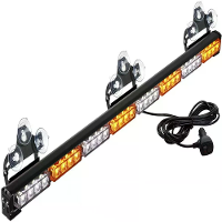 35,5Inch 32 LED Verkeersadviseur Lichtbalk Waarschuwing Noodstroboscoop Lamp Richting Flitsende Noodwaarschuwingsverlich