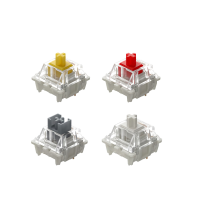 35 Stks/pak Gateron Schakelaar Pro Lineaire Mechanische Geel/Rood/Wit/Zilver Schakelaar 3 Pin Prelubricate Toetsenbord S