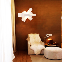350Mm White Foscarini Big Bang Wall Lamp Sconces Ceiling Lamp Light
