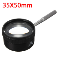 35X50mm Jewelry Optical Glass Handle Loupe Magnifier Watch Magnifying