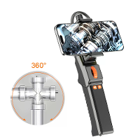 360 Rotatie Inspectiecamera HD 2MP Endoscoop IP67 Waterdicht 1m Kabel LED Verlichting Android/iPhone Compatibel Visueel