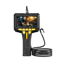 360° Roteerbare 6 mm industriële endoscoop 1080P HD enkele lens met 4,5 inch schermdisplay voor auto  en pijpreparatie J