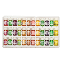 36Pcs Pure Lavender Aromatherapy Humidifier Essential Oils Spa Water Soluble Aroma Oil Set