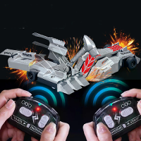 3741AD 2.4G Dubbele Gevechtsgepantserde RC auto Bumper Gladiator Gevecht Speelgoed Ouders kind Cadeau
