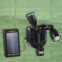 38 Led Double Headed Solar Power Sensor Motion Induction Led Light