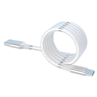 3A USB A naar Type C magnetische opslagkabel Snel opladen gegevensoverdracht Koperen kernlijn 1M/1.8M lang voor iPhone 1