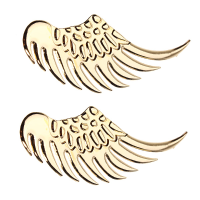 3D Alloy Metal Angel Hawk Wings Design Car Emblem Badge Decal Sticker