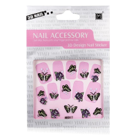 3D Butterfly Rhinestone Nail Decal Sticker Nail Art Decoration