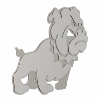 3D Car Metal Bulldog Dog Logo Emblem Decal Emblem Badge Truck Auto Motor Sticker