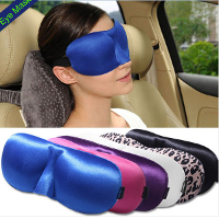 3D Eye Mask Shade Winker Patches Silk Shield Travel Sleeping Aid