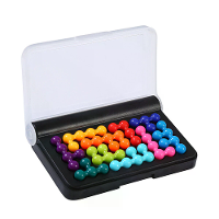3D IQ Puzzelbordspel voor Kinderen Classic Piramide Bord Logica Parels Mind Piramide Kralen Speelgoed Cadeaus Hersenbatt
