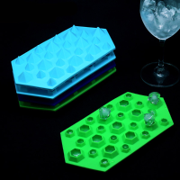 3D Silicone Diamond Cube Ice Tray Mold Chocolate Mould