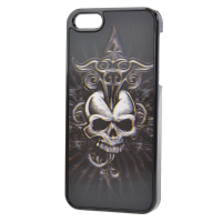3D Skull Pattern Protective Cover Case For Iphone5 5s