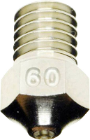 3D Solex 3DSolex UM3 Everlast HardCore 0.60 Nozzle 3D Solex everlast HardCore 0.60Mm spuitmond Geschikt voor: Ultimaker 3
