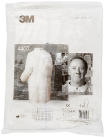 3M 4400WXL 3M 4400WXL Wegwerpmantel 4400 Maat: XL Wit Maat: XL Wit