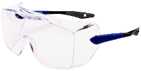 3M AOSAFETYOX OX3000B Veiligheidsbril Blauw, Zwart EN 166 1 DIN 166 1