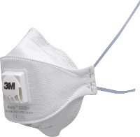 3M Aura™ 9322+ Fijnstofmasker met ventiel FFP2 D 10 stuk(s) EN 149:2001, EN 149:2009 DIN 149:2001, DIN 149:2009
