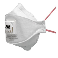 3M Aura™ 9332+ 9332+ Fijnstofmasker met ventiel FFP3 D 10 stuk(s) EN 149:2001, EN 149:2009 DIN 149:2001, DIN 149:2009
