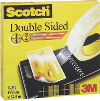 3M 7000050160 Dubbelzijdige Tape Scotch 666 Transparant (l X B) 33 M X 19 Mm 1 Rollen