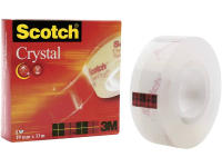 3M Scotch Crystal Clear 600 Plakband Transparant (l X B) 10 M X 19 Mm Inhoud: 1 Rollen