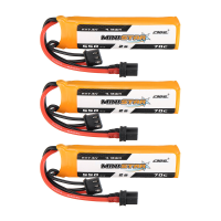 3PCS CNHL MiniStar 2S HV 7.6V 550mAh 70C LiPo Batterij XT30U Plug voor RC Drone FPV Racing