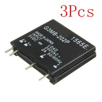 3Pcs G3mb 202p Dc 5v Solid State Relay Module