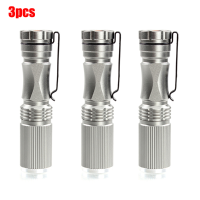 3Pcs Meco XPE Q5 600Lumen 7W Zoomable LED Flashlight Silver For 1xAA 1.2V