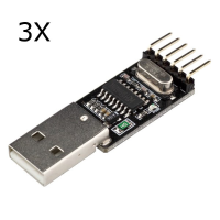 3Pcs Robotdyn® Usb Serial Adapter Ch340g 5v/3.3V Usb To Ttl Uart For Arduino Pro Mini Diy