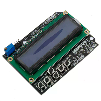 3Pcs Toetsenbord Shield Blauwe Achtergrondverlichting Voor Robot LCD 1602 LCD1602 Display Module Invoer Uitvoer Uitbreid
