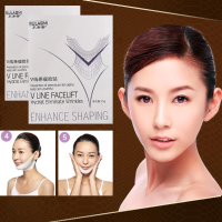 3Pcs V Shape Lower Face Lift Mask Super Tightess Shaping Facial Mask